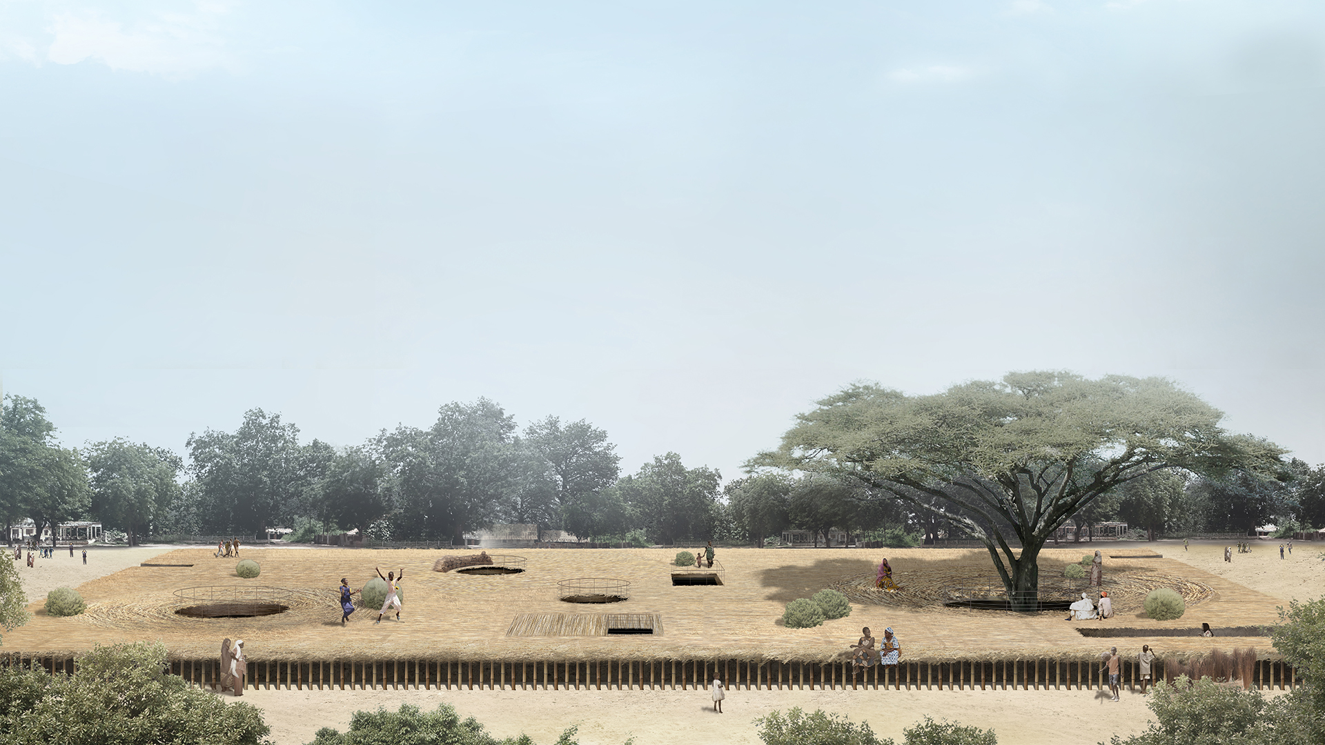 Kaira Looro Cultural Center Mention project by Fanbo	Zeng, Hongliang	Pan,	Nan	Jiang,	Jianhua	Lei.