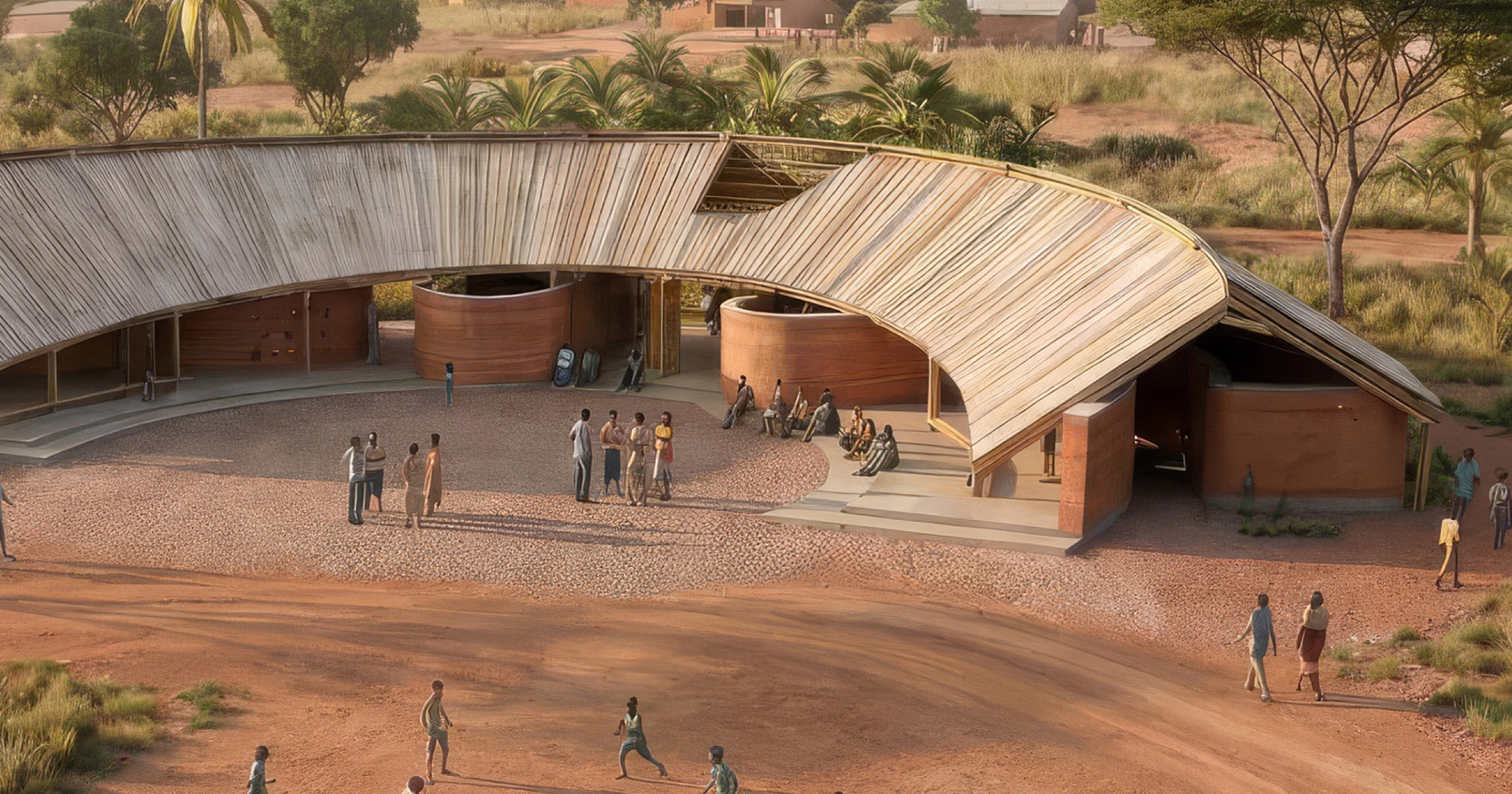 Proyek arsitektur kemanusiaan Kaira Looro di Senegal
