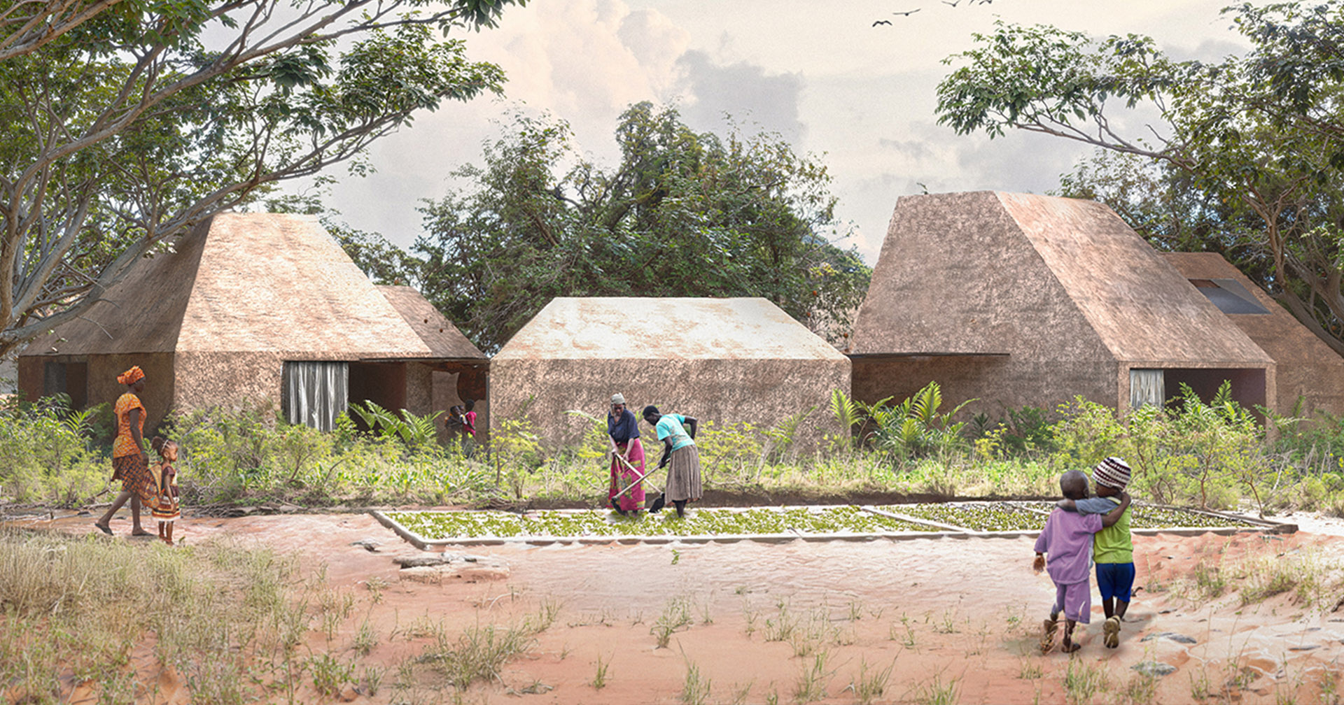 Desain arsitektur berkelanjutan untuk pedesaan Afrika